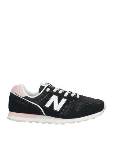New Balance Woman Sneakers Black Size 6 Leather, Textile Fibers