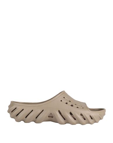 Crocs Man Sandals Khaki Size 9 Eva (ethylene - Vinyl - Acetate) In Beige
