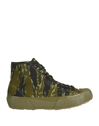 Artifact By Superga 2435 Tiger Camo Man Sneakers Military Green Size 7 Cotton