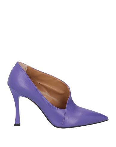 Islo Isabella Lorusso Woman Pumps Purple Size 10 Soft Leather