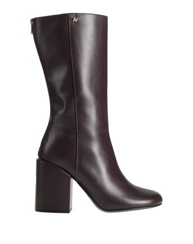 Patrizia Pepe Woman Knee Boots Deep Purple Size 8 Soft Leather