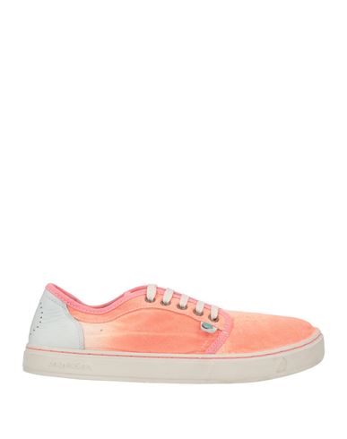 Satorisan Man Sneakers Salmon Pink Size 8 Textile Fibers, Soft Leather