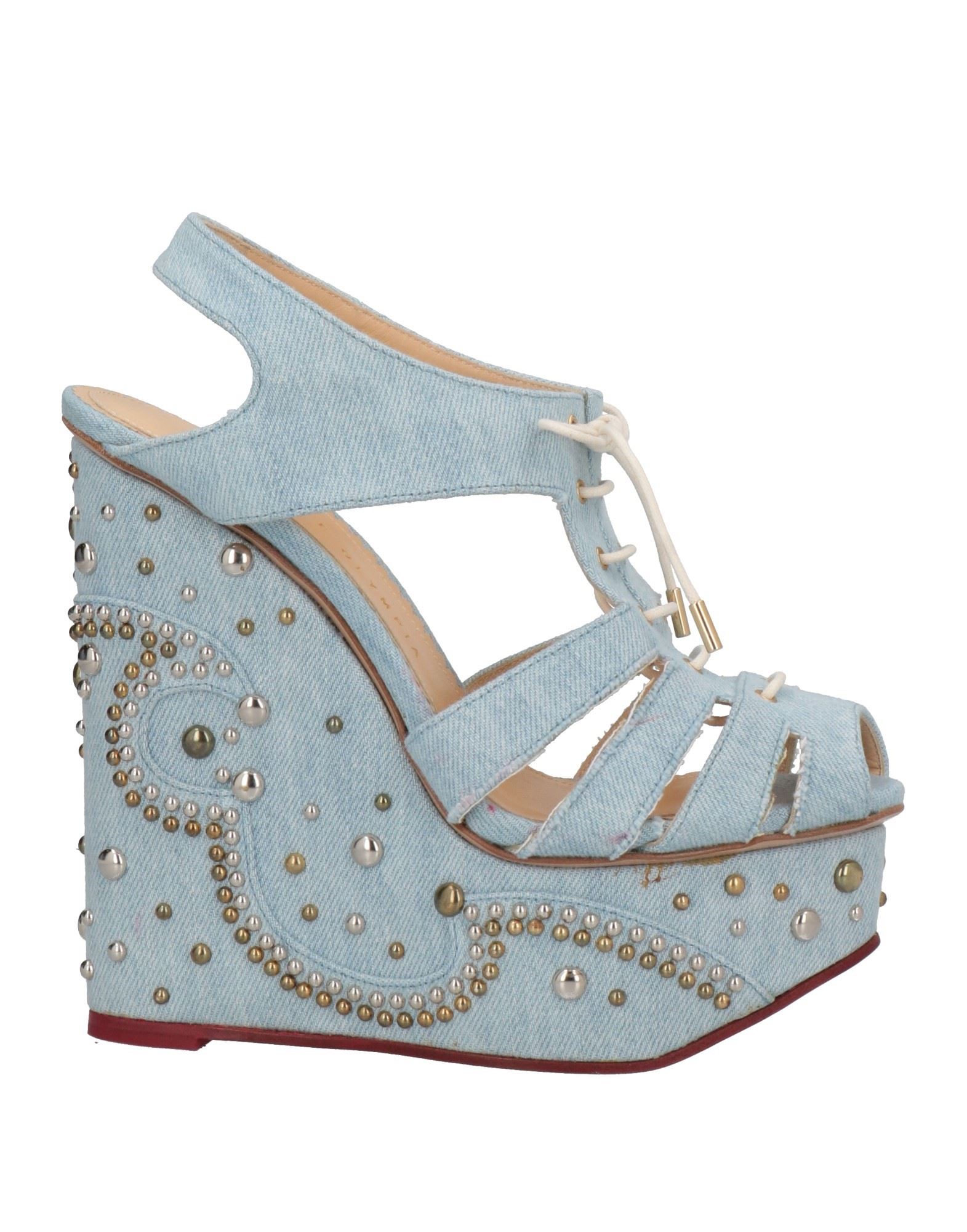 Charlotte Olympia Sandals In Blue