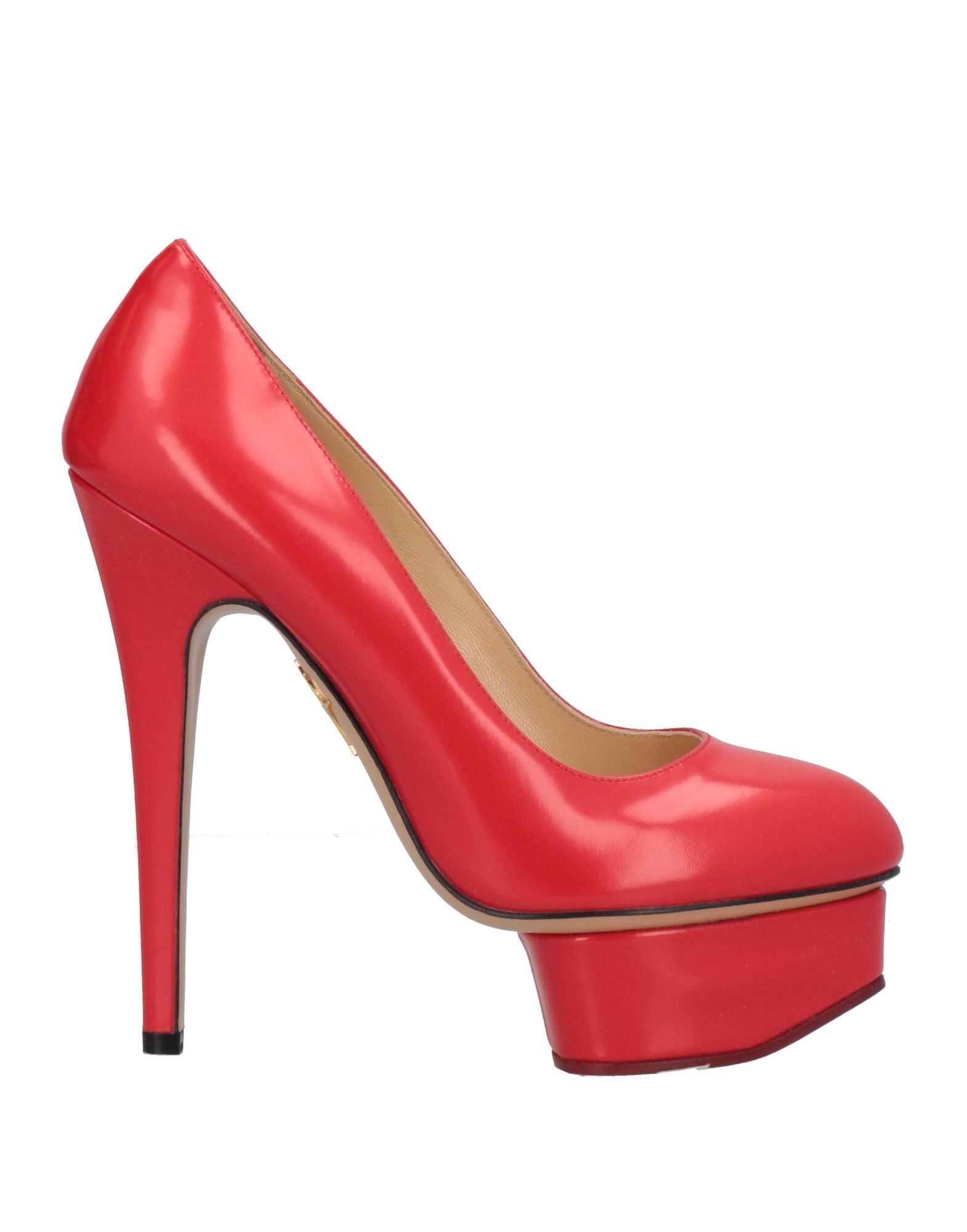 Charlotte Olympia Pumps In Tomato Red