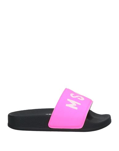 Msgm Babies'  Toddler Sandals Fuchsia Size 10c Rubber In Pink