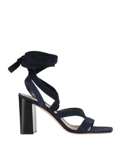 Gianvito Rossi Woman Sandals Navy Blue Size 5 Soft Leather