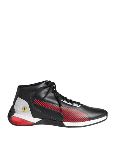 Puma X Ferrari Man Sneakers Black Size 7.5 Polyurethane, Nylon