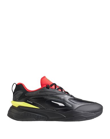 Man Sneakers Black Size 7.5 Polyurethane, Nylon