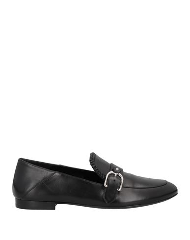 Longchamp Woman Loafers Black Size 11 Soft Leather