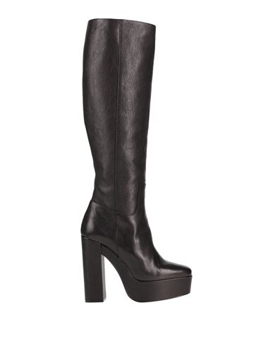 Longchamp Woman Knee Boots Black Size 11 Soft Leather