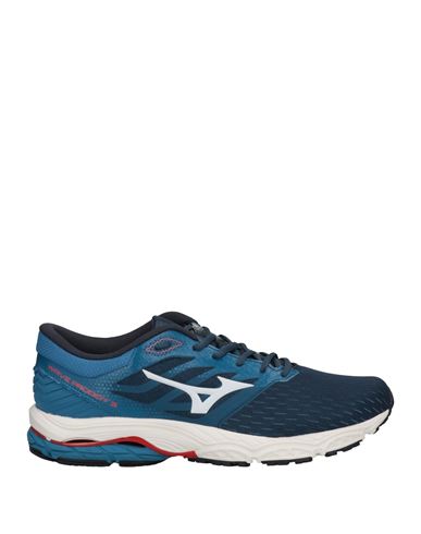 Mizuno Man Sneakers Blue Size 7 Textile Fibers