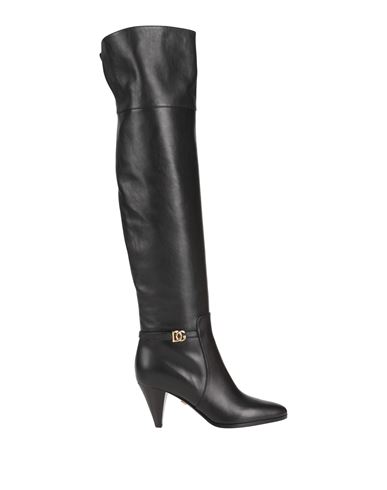 Dolce & Gabbana Woman Boot Black Size 5.5 Calfskin