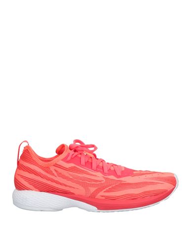 Mizuno Woman Sneakers Tomato Red Size 8.5 Textile Fibers, Rubber