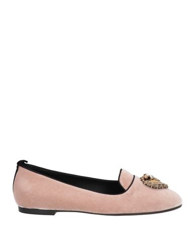 Dolce & Gabbana Woman Loafers Blush Size 6 Textile Fibers In Pink