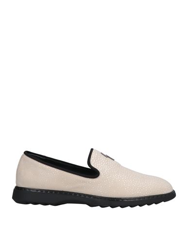 Giuseppe Zanotti Man Loafers Beige Size 9 Leather In Beige