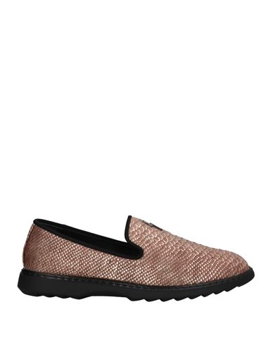 Giuseppe Zanotti Man Loafers Blush Size 14 Soft Leather In Pink
