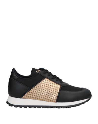Giuseppe Zanotti Woman Sneakers Black Size 7.5 Leather, Textile Fibers