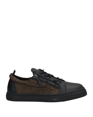 Shop Giuseppe Zanotti Man Sneakers Black Size 7 Leather
