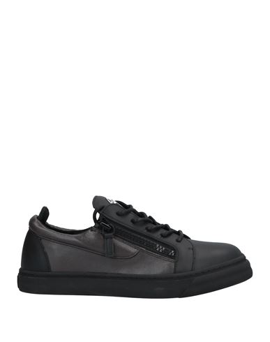 Giuseppe Zanotti Man Sneakers Black Size 13 Soft Leather