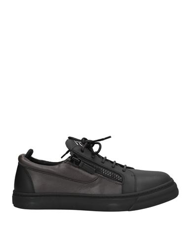 Giuseppe Zanotti Man Sneakers Black Size 14 Soft Leather