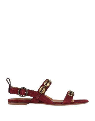 Etro Woman Sandals Brick Red Size 7 Soft Leather In Tan