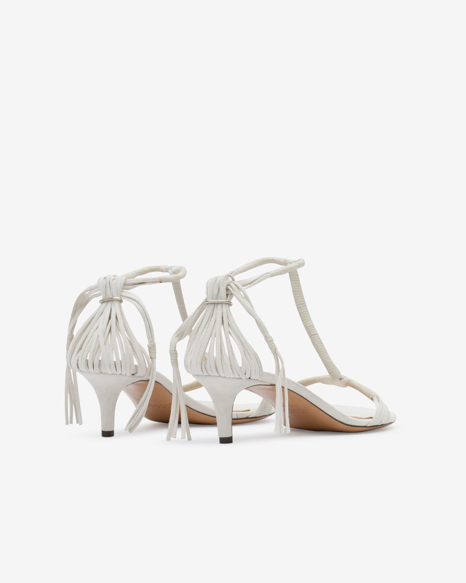 Isabel Marant, Aatos Suede Leather Sandals - Women - White