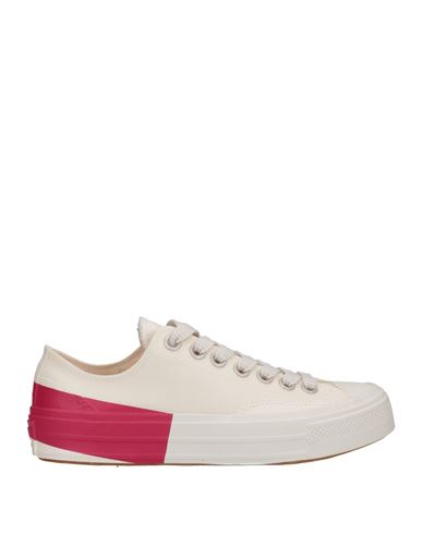 Msgm Woman Sneakers Off White Size 6 Textile Fibers
