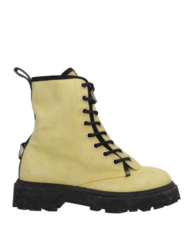 Philippe Model Woman Ankle Boots Light Yellow Size 7 Soft Leather