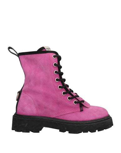 Philippe Model Woman Ankle Boots Magenta Size 7 Soft Leather