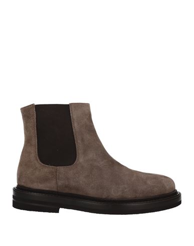 Manifatture Etrusche Man Ankle Boots Khaki Size 11 Soft Leather In Beige