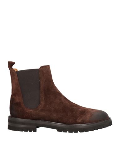 Manifatture Etrusche Man Ankle Boots Dark Brown Size 11 Soft Leather
