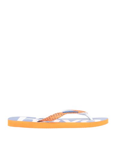 Havaianas Man Toe Strap Sandals Orange Size 8 Rubber
