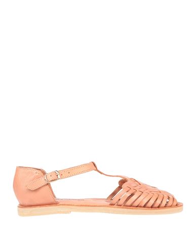 Leon & Harper Woman Sandals Blush Size 7 Leather In Pink