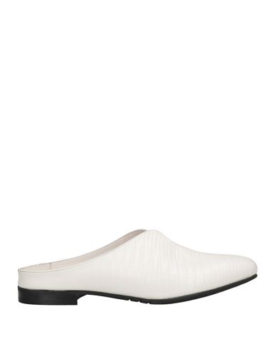 La Corte Della Pelle By Franco Ballin Woman Mules & Clogs White Size 8 Leather