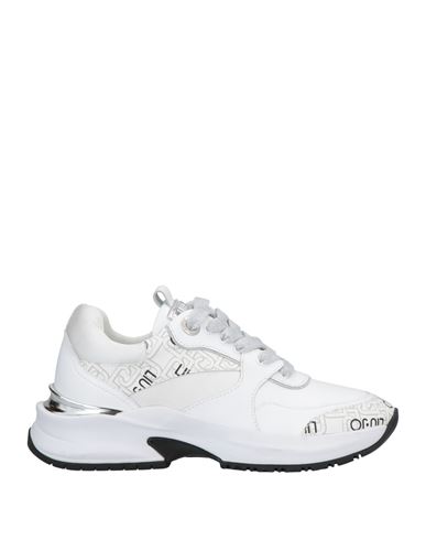 Liu •jo Woman Sneakers White Size 11 Calfskin, Textile Fibers