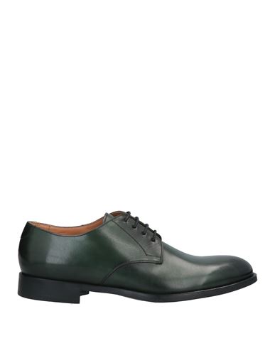 Campanile Man Lace-up Shoes Dark Green Size 11 Soft Leather