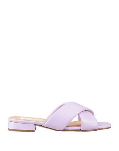 Marian Woman Sandals Lilac Size 6 Soft Leather In Purple