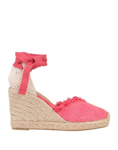 Kanna Woman Espadrilles Coral Size 5 Textile Fibers In Red