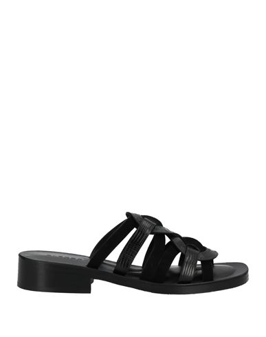 Clergerie Woman Sandals Black Size 4.5 Calfskin