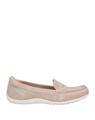 Geox Woman Loafers Beige Size 6 Soft Leather