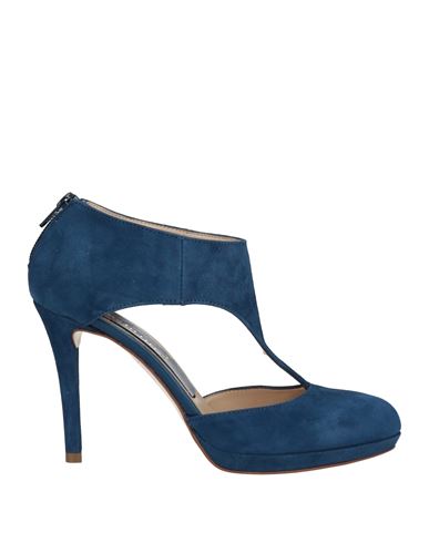 Shop Formentini Woman Pumps Blue Size 7 Leather
