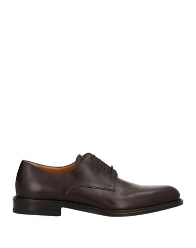 A.testoni A. Testoni Man Lace-up Shoes Dark Brown Size 12 Soft Leather