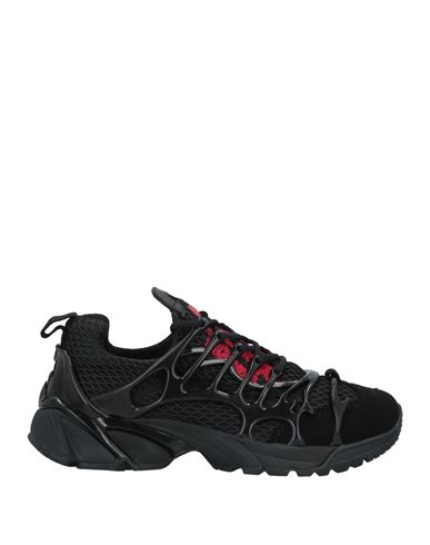 44 Label Group Mesh-panelled Low-top Sneakers In Black