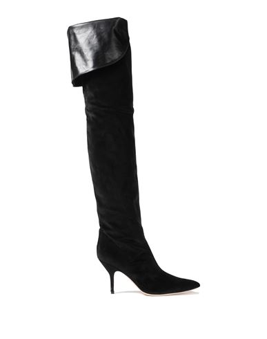 Magda Butrym Woman Knee Boots Black Size 8 Textile Fibers