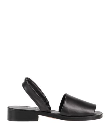 Clergerie Woman Sandals Black Size 5 Lambskin