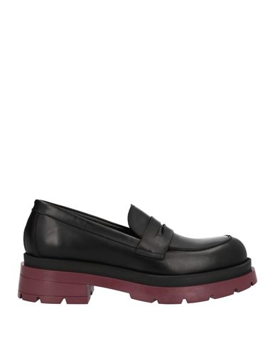 P.a.r.o.s.h Moki Contrast Chunky-sole Loafers In Black
