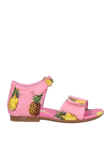 Dolce & Gabbana Babies'  Toddler Girl Sandals Pink Size 9.5c Textile Fibers
