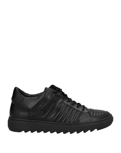 Antony Morato Man Sneakers Black Size 9 Soft Leather