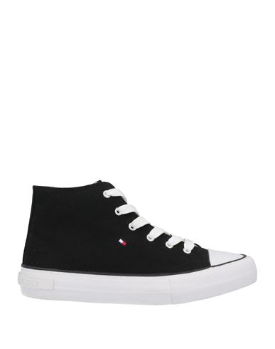 Feest Piket regeren Tommy Hilfiger Woman Sneakers Black Size 9 Textile Fibers, Rubber | ModeSens