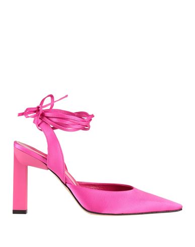 Shop Bianca Di Woman Pumps Fuchsia Size 9 Textile Fibers In Pink